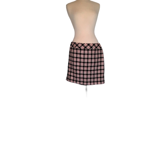 Nwt Ann Taylor Loft Wool Mini Skirt Size 6 Patchwork - Picture 1 of 1